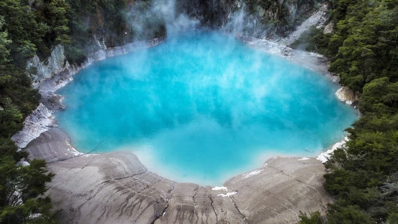 Explore the raw beauty of the world's youngest geothermal site on a self-guided, ecology-focused adventure among the craters of the spectacular Waimangu Volcanic Valley.